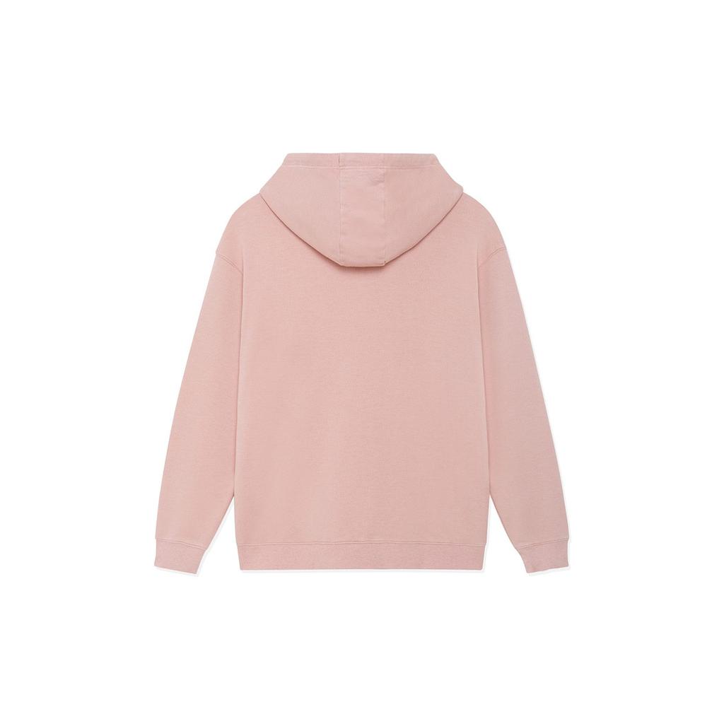Li Ning Sweatshirts Unisex Mist Pink Hooded Moderate Regular AWDSC97-1