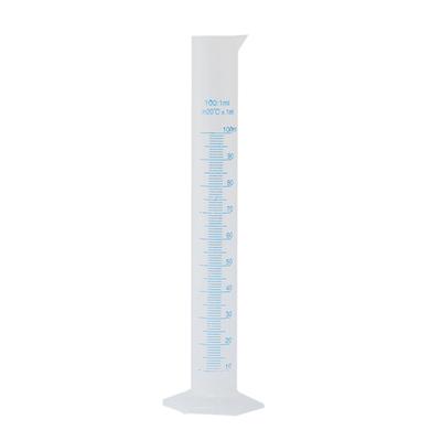 Messzylinder aus Kunststoff, 100 ml, mit Skala, Chemie-Laborwerkzeug