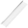 Stainless Steel Pet Grooming Comb Long Hair Cats Dogs 22cm Straight Detangling With Dense Pins