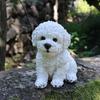 Courtyard Simulated Dog Puppy Cute Resin Sculpture Decoration Home Room Table Figurines Ornaments Bedroom Entrance Pet Dog Model