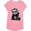 Panda with Sunglasses Graphic Motif Animal Funny Panda Bear T-Shirt