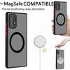 Luxury Magnetic Wireless Charge Case For Samsung A53 A54 A55 A52 A52S A35 A34 A33 A32 A14 A12 A13 A71 5G Shockproof Matte Cover