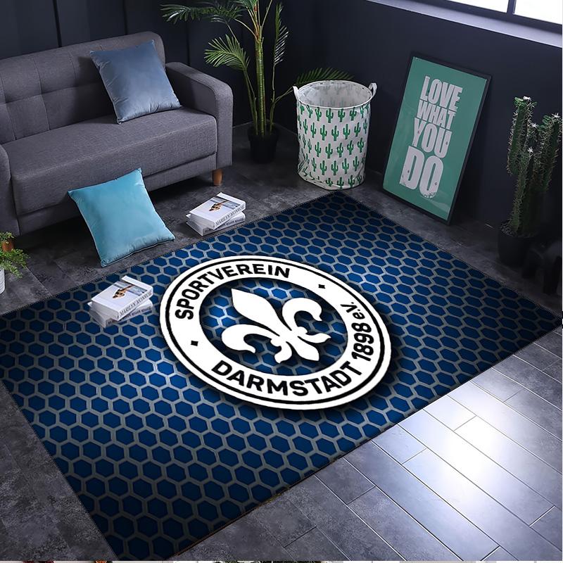 1PC Rug Sport Darmstadt Carpet, Chair Rug,Area Rug for Office Bedroom Living Rooms Bedroom, Doormat Decor Christmas Fan Gifts