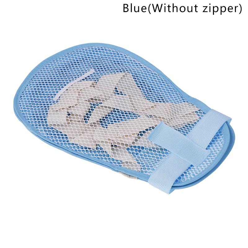 

Перчатки для фиксации пальцев Рукавицы для защиты рук от инфекций Перчатки для фиксации пальцев и рук для пожилых пациентов Blue