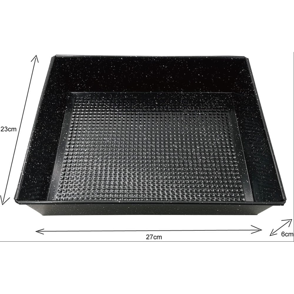 Blacha forma do pieczenia 27x24cm powłoka nieprzywieralna marmurek KINGHOFF KH-1775