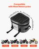 Motorcycle Tail Bag, 28 L Motorcycle Rear Seat Bag with Waterproof Fabric, Outdoor Sports Motorbike Luggage Storage Trunk Handbag with Pocket &