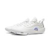 Li Ning WOW12 Dämpfung Rückprallgriff Niedriger Schaft Basketballschuhe Unisex Weiß Blau ABAV085-28