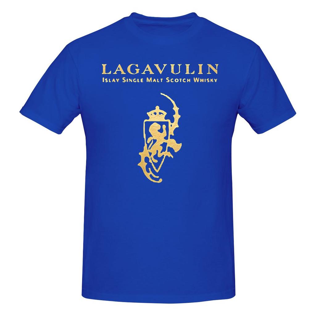 Lustiges Lagavulin Whisky Geschenk Goldenes Logo Unisex Gedrucktes T-Shirt Unisex T-ShirtShirt