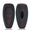 New Car Key Pack for Ford ST Line Fiesta Focus Mondeo Ecosport Kuga Edge Escape Metallic Silicone Car Key Fob Case Accessories