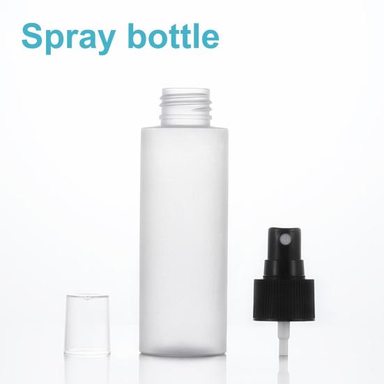 100ml/200ml Spray Bottle Fine Mist Anti-Slip Bottom Wear-Resistant Travel Empty Bottle Transparent Spray Atomizer Bottles Cosmetic Supplies