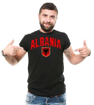 Mens Albania T-shirt Albania Flag Shirt Albania National Albania Patriotic Tee Unisex T-Shirt