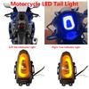 For Yamaha YZF R3 R25 ABS YZRR3 YZF-R3 YZF-R25 2025+ Motorcycle TailLight Rear Brake & Turn Signal LED Integrated Tail Lights