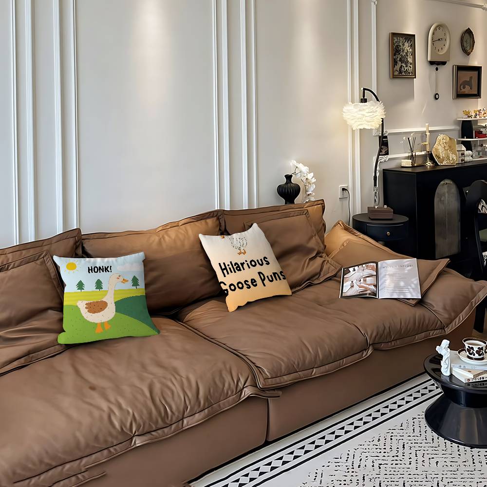 H-Honk Honk Pillow Gift Home Office Decoration Bedroom Sofa Car Cushion Cover Case 45x45