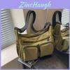 Nylon Messenger Bag For Women With Multiple Pockets And Urban Style