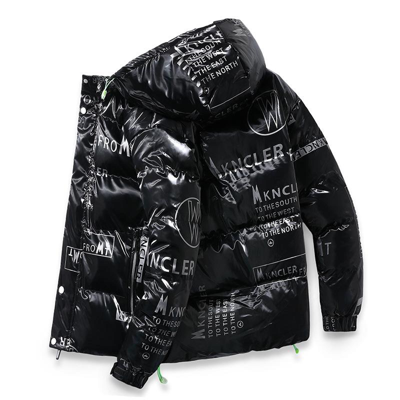 Nová pánská bavlněná bunda na podzim a zimu, ležérní a módní volný svrchní oděv, top