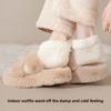 Womens Winter Slipper Socks Non Slip Grip Thermal Fuzzy Floor Socks Cozy Indoor Sleep Socks Thick Plush Fleece Lined Ankle Socks
