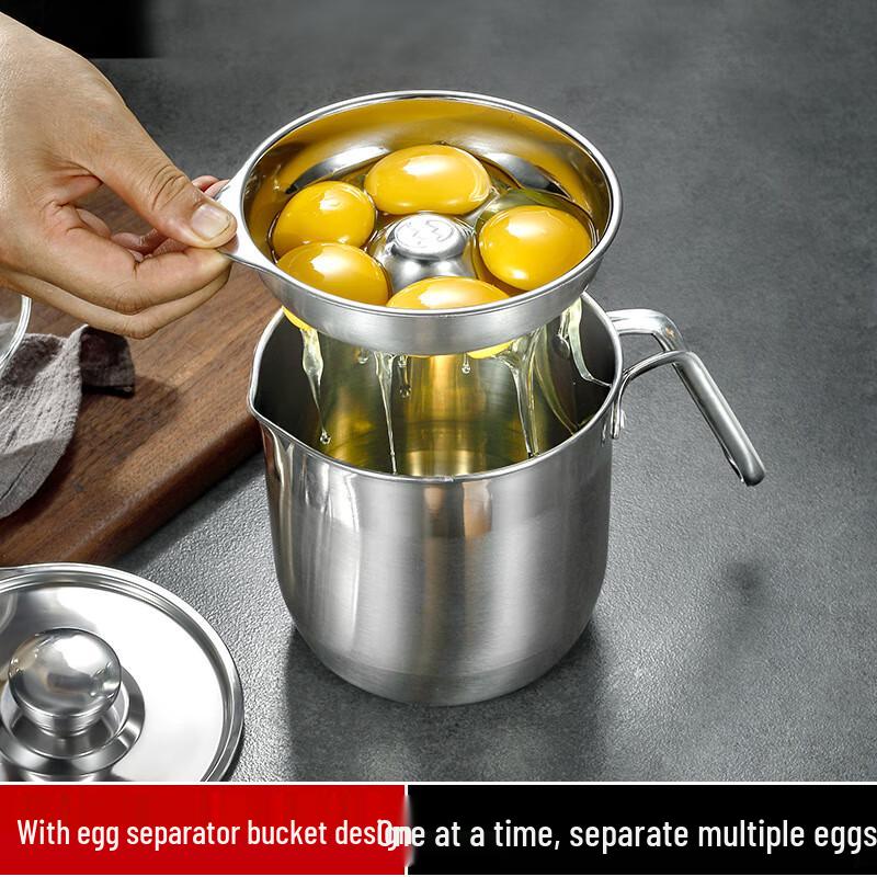 

3-Piece 304 Stainless Steel Egg Separator Set