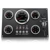 1x New 5 Gauge Set with Instrument Panel Tachometer 4000RPM For Marine Boat 12V