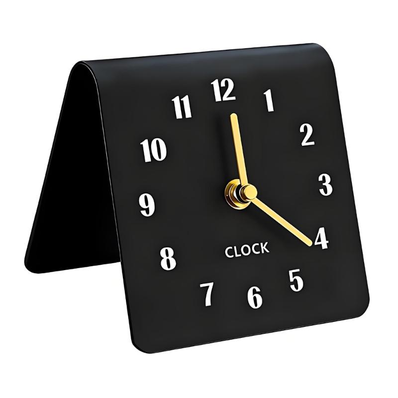 Modern Bedsides Table Analog Clock With Big Number Birthday Christmas Gift For Elderly And Kids No Battery Included