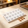 18-Cavity Walnut Silicone Molds Food Grade Silicone Cookie Baking Molds  Dessert Making