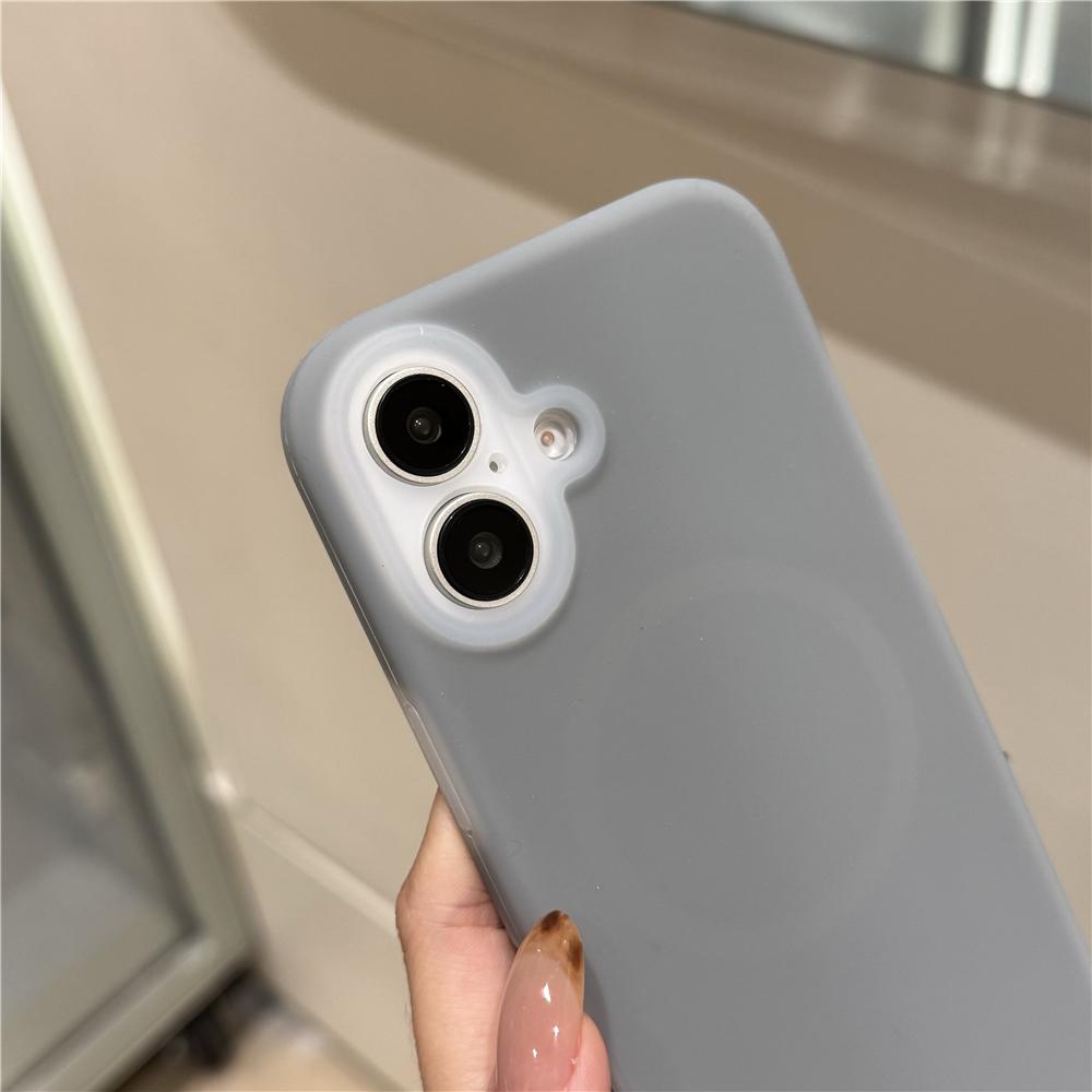 For Magsafe Jelly Liquid Silicone Magnetic Matte Case For iPhone 17 16 Pro Max 15 14 13 12 Shockproof Bumper Thicken Soft Cover