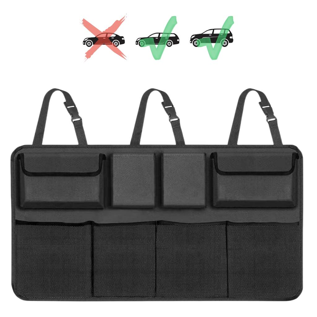 Car Organizer Backseat Hanging Organizer Kit With Large Storage Bag Super Capacity Trunk Organizer For SUV Truck Van Save space