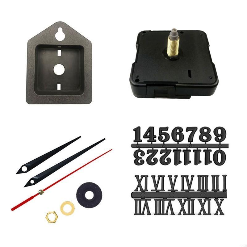 62KD Type Silent Wall Clock Movement Mechanism Replacement Clock Motor Repair Accessories 6 Sizes Shafts