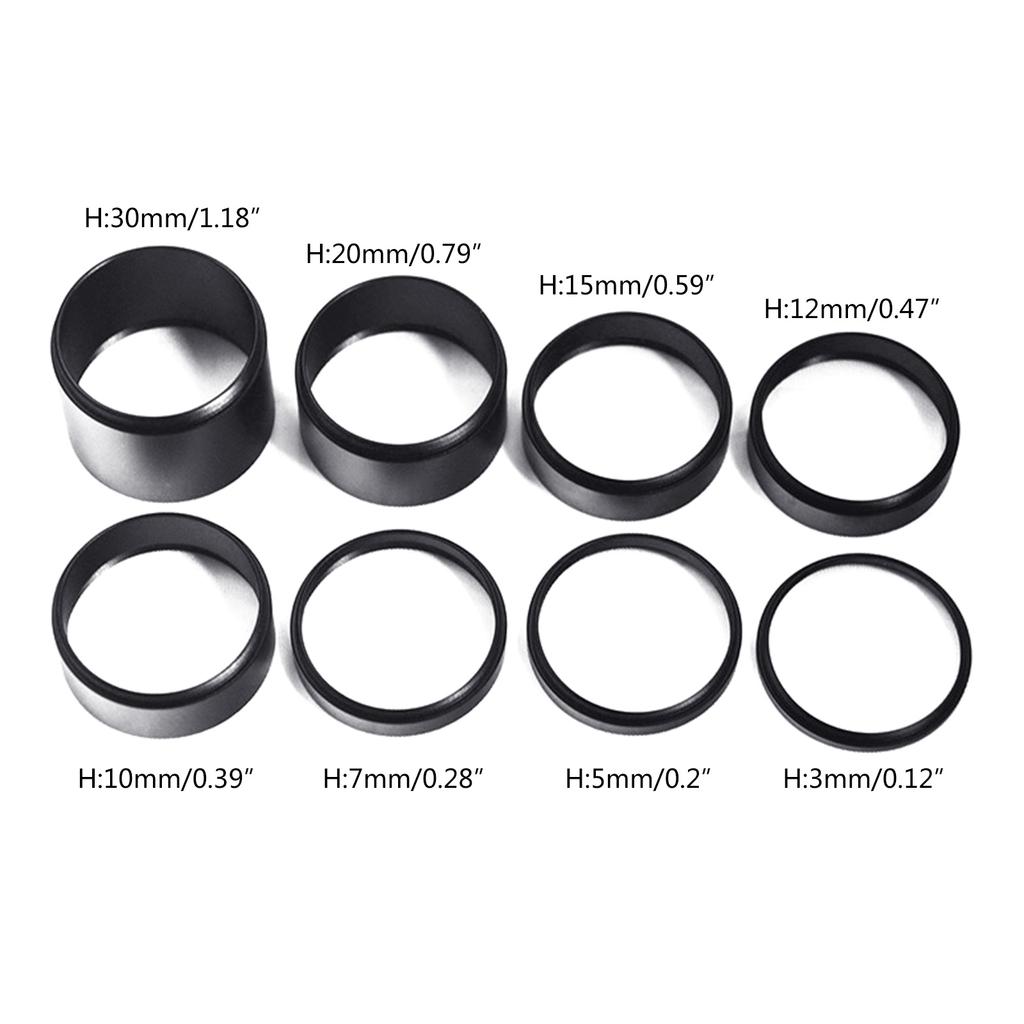 Aluminum Extension Tube Kits M42x0.75 3mm/5mm/7mm/10mm/12mm/15mm/20mm/30mm/40mm for Camera Eyepieces Photography T Ring