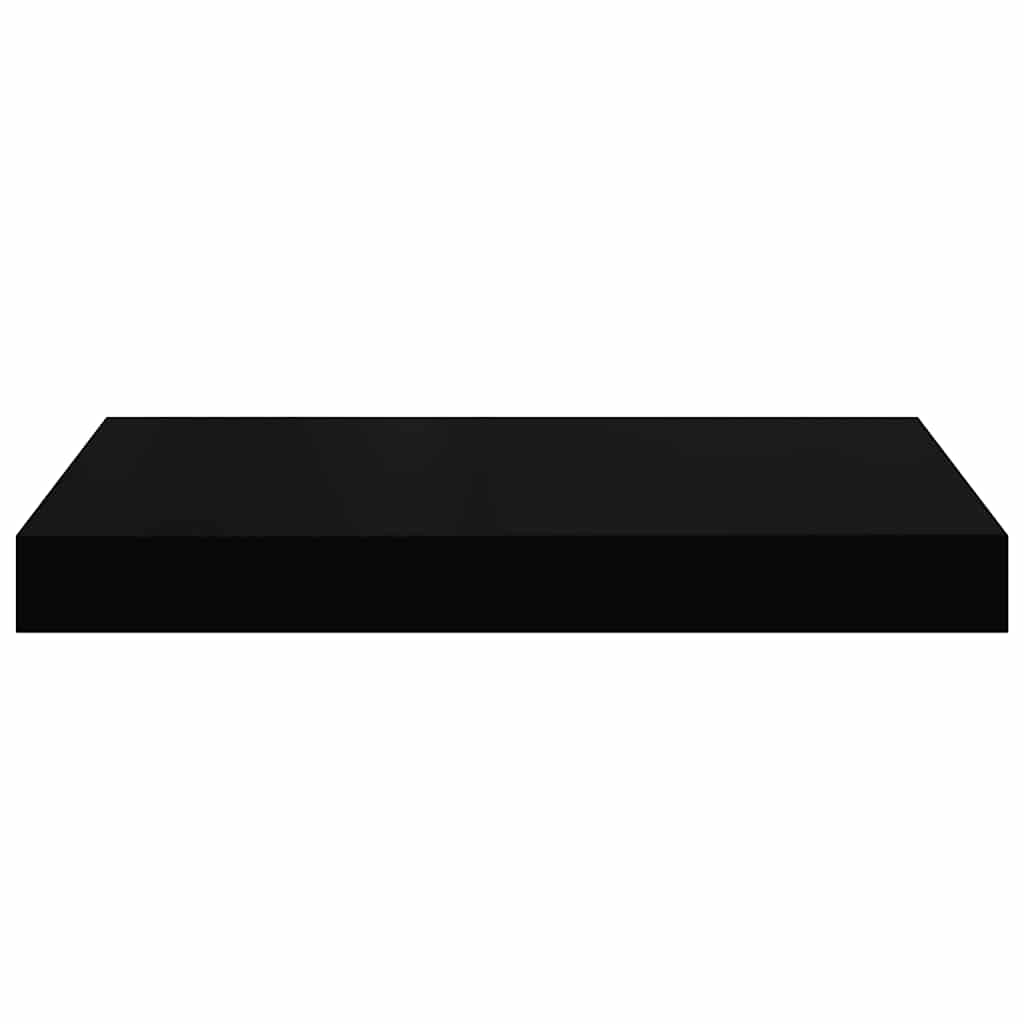vidaXL Schwebendes Wandregal Schwarz 40x23,5x3,8 Cm MDF