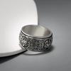 Classic Style Rotatable/Four Great Divine Beast Domineering   Mens Rings Vintage Wide Ring Exquisite Charm Jewelry