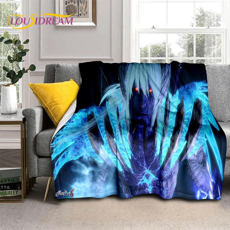 D-Devil May Cry Games DMC Gamer HD Blanket,Soft Throw Blanket for Home Bedroom Bed Sofa Picnic Travel Office Cover Blanket Kids