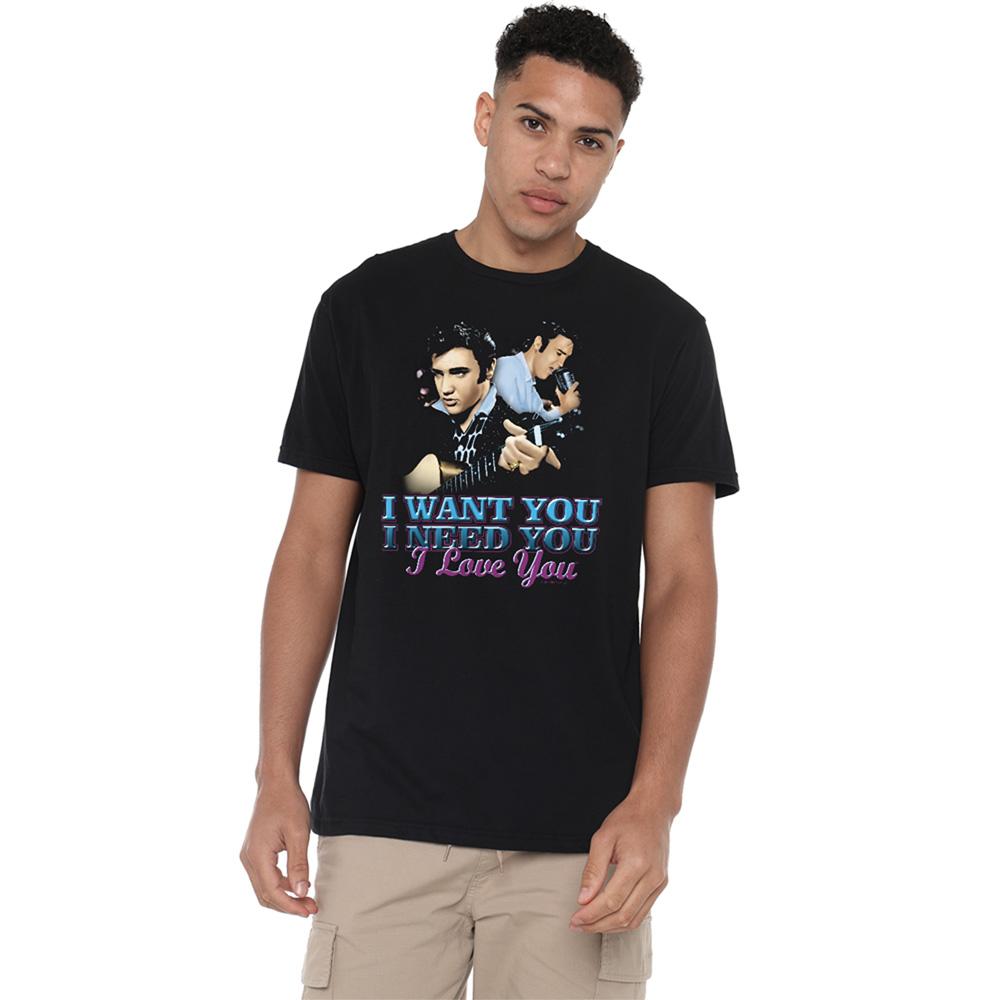 Elvis Presley Unisex Adult I Want You T-Shirt