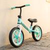 Children'S Balance Bike With Foam Wheels Eva 12" Fliko Turquoise And White