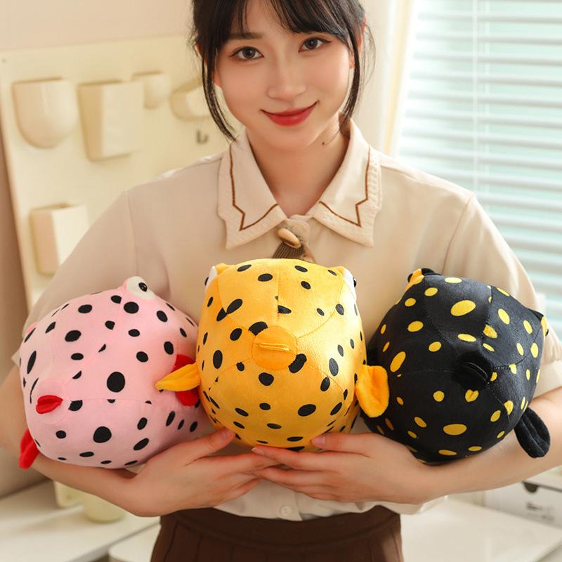 Cute Simulation Boxfish Doll Plush Toy Small Fish Doll Home Pillow Girl Soothing Doll