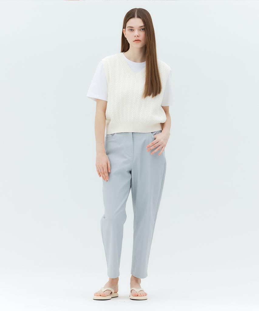 MIND BRIDGE WOMEN [W] Baggy Fit Shirred Elastic Pants - 3 Colors