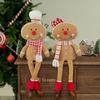 Christmas Gingerbread Man Hanging Ornament with Long Legs