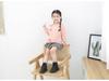 Girls' Korean Style Fleece Sweatshirt - Autumn 2024 Children's Pullover