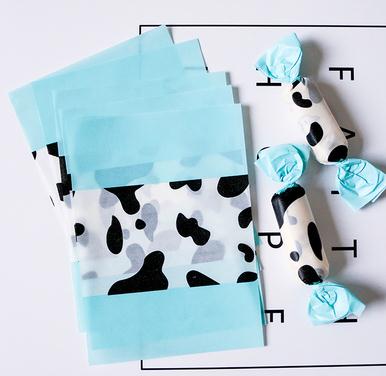 500Pcs Candy Wrappers Packaging for Caramels, Colored Wax Paper Wrapping Sheets for Homemade Candy, Nougat, Taffy & Chocolate