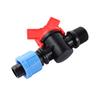 1/2" Male Thread To 16mm Locked Water Valve 16mm Drip Tape Connector Irrigation Hose Nut Connector Quality Pipe Water Switch