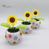Ornament Car Auto Swinging Solar Energy Vivid Multiple Styles Fidget Toy Decor Interior Decoration Colorful Animated Bobblehead Dancer Dashboard for