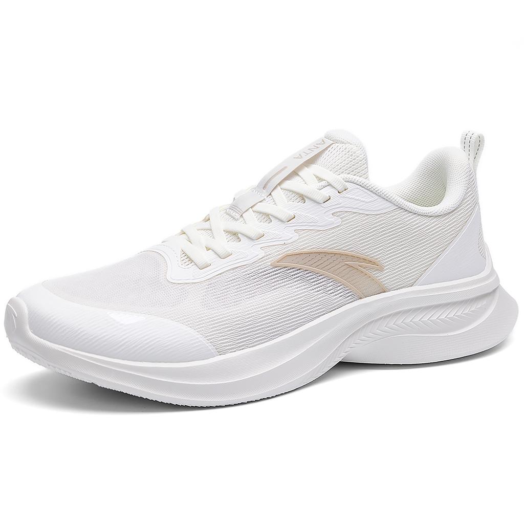 Anta Hydrogen Run Cushioning Breathable Low top Casual Running Shoes Men's White 912625516Q-4