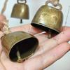 Cow And Sheep Bells Pet Copper Bells Christmas Decoration Jingle Bells With Hemp Rope Loud Bells Xmas Hanging Ornament