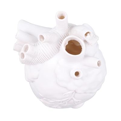 Creative Anatomical Heart Vases Resin Sculpture Heart Shaped Art Flower Vases Desktop Home