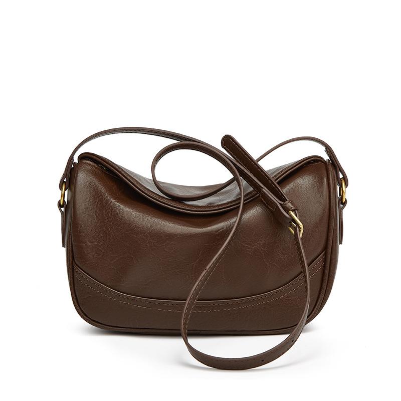 Sac de Design Niche Rétro Monobretelle Sac Sous-bras Polyvalent Bandoulière Sac Dumpling