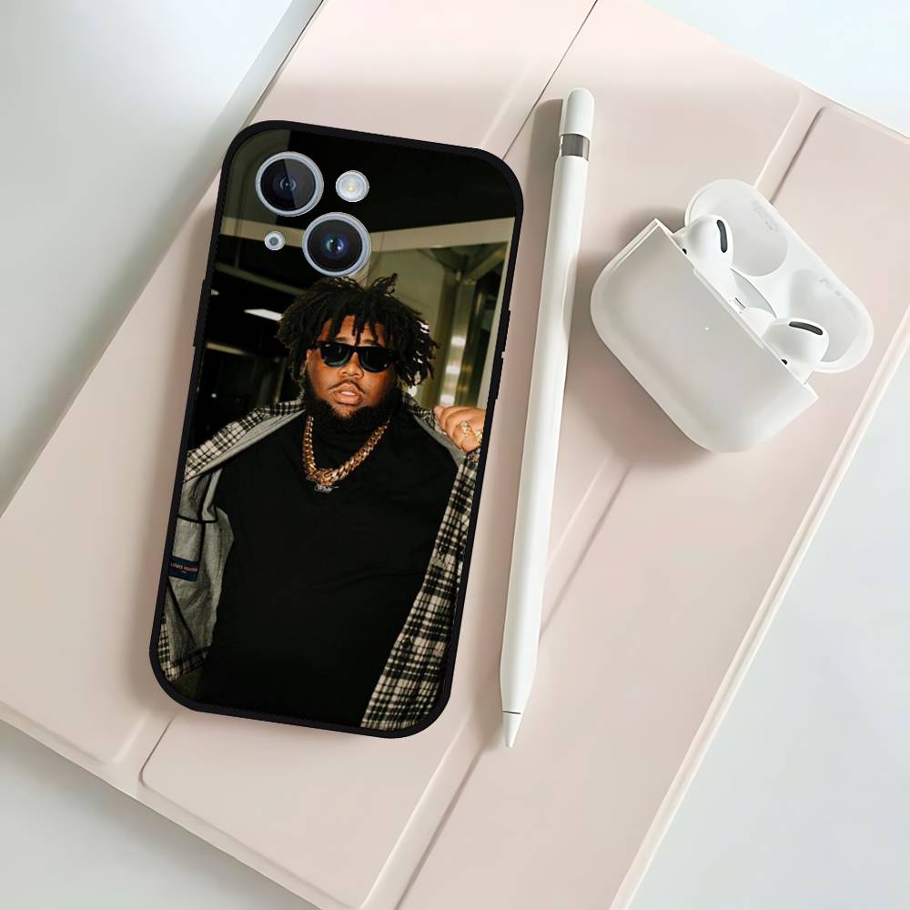 Rod Wave Rapper Phone Case For IPhone 17 16 15 14 13 12 11 X XR XS Plus Pro Max Mini Soft Black Cover