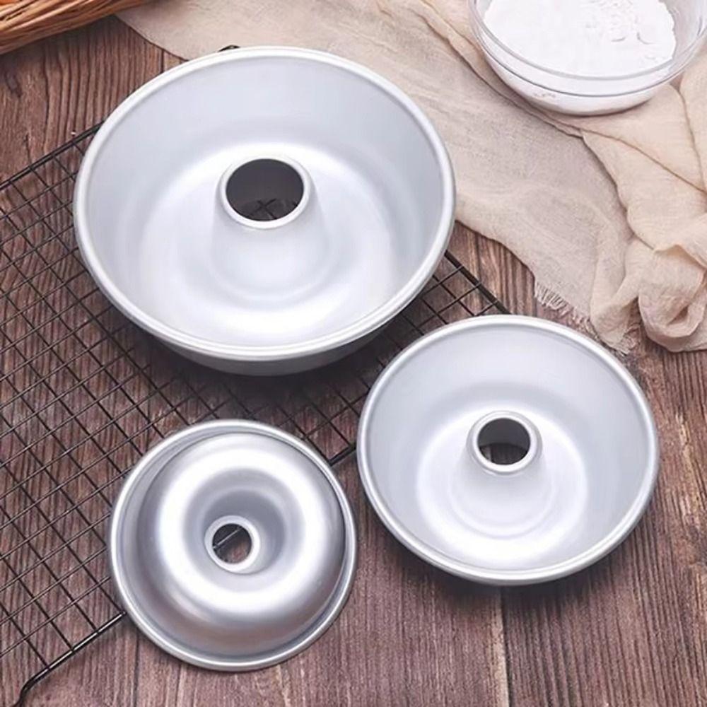 Durable Multi-size Cake Mold Aluminum DIY Doughnut Donut Mold Chiffon Mold Kitchen Baking Tools