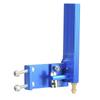 Aluminum Rudder with Water Pickup Inlet for RC Racing Electric Boat Model Marine (Blue, 75mm)
