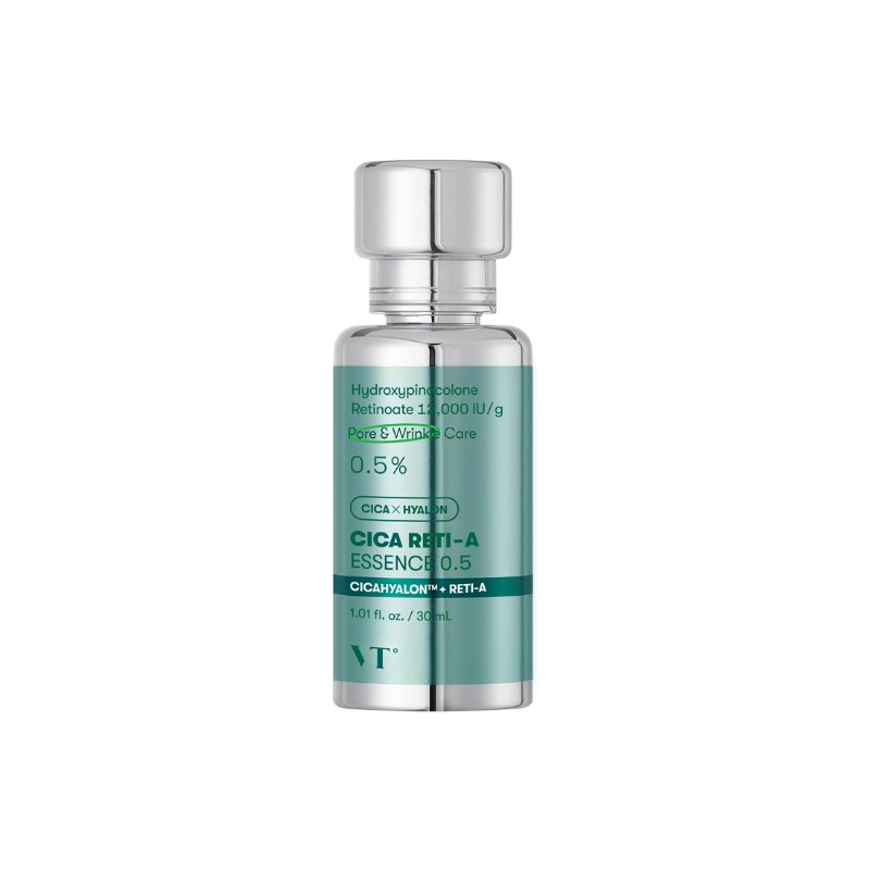 VT Cosmetics Cica Reti-A Essence 0.5 Advanced Retinol Pore Care & Skin Renewal Serum 30ml