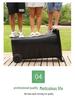 Commercial 240L Outdoor Thickened Plastic Trash Bin with Lid