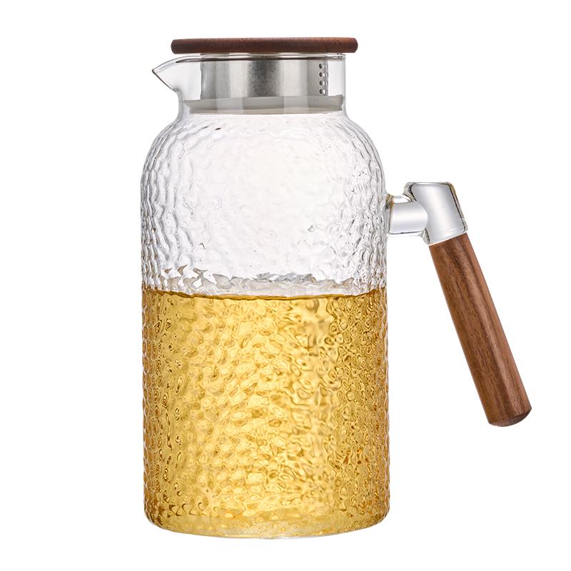 Mu Xi Hammered Glass Multi-Use Pitcher